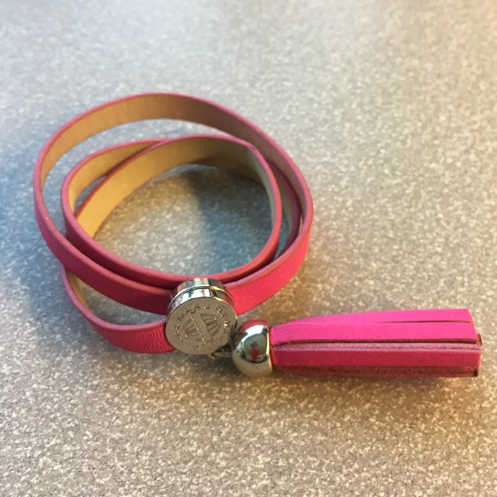 MARC JACOBS Fuschia Wraparound Bracelet